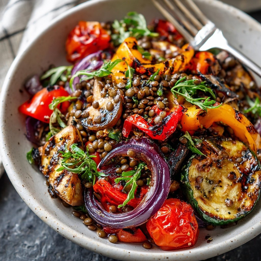 Salate Zum Grillen Mit Linsen