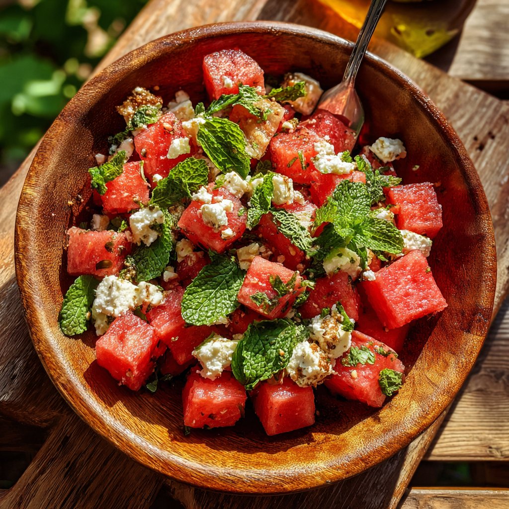 Salate Zum Grillen Mit Wassermelone