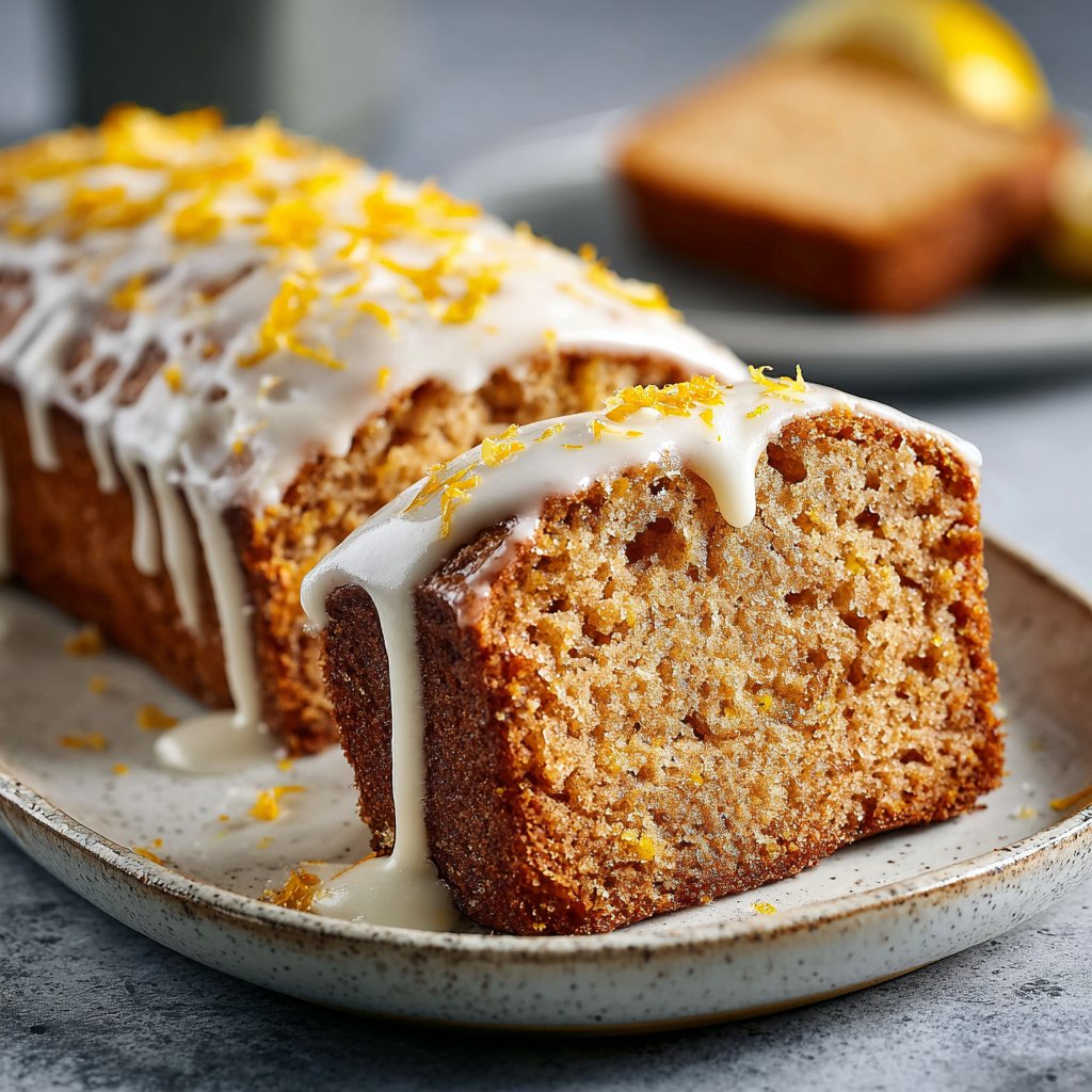 Zitronenkuchen mit Joghurtglasur