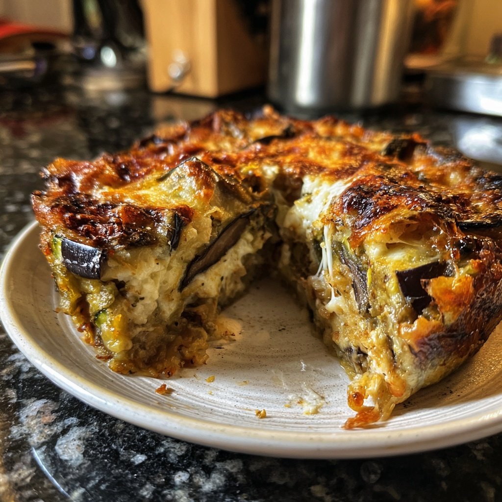 Gemüseauflauf mit Aubergine