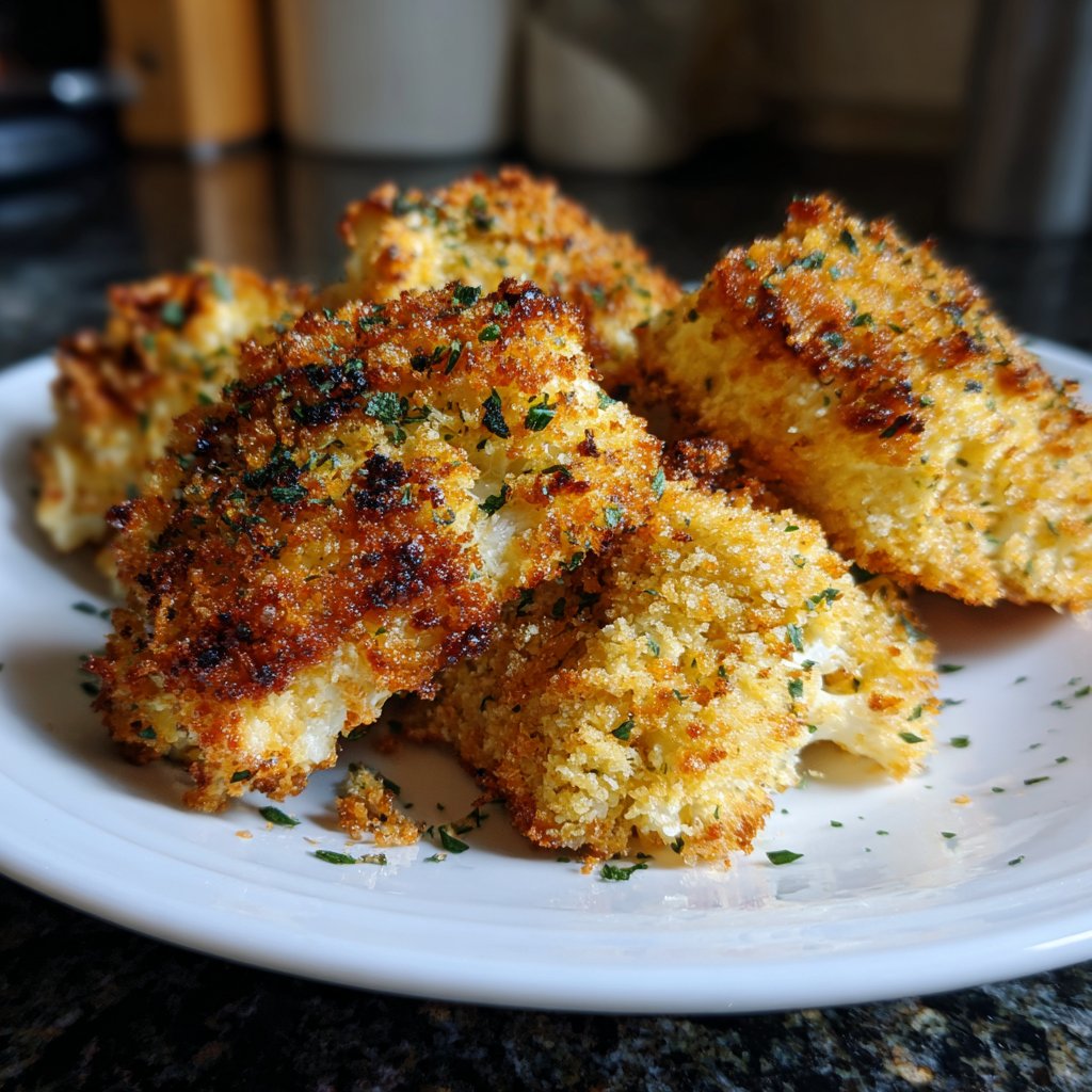 Blumenkohl paniert aus dem Ofen