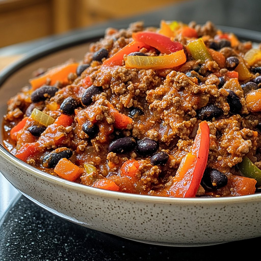 Chili sin Carne mit Bohnen