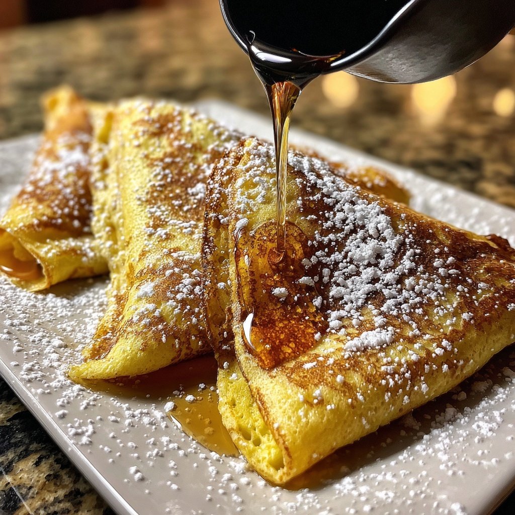 Pfannkuchen dünn ausgebacken