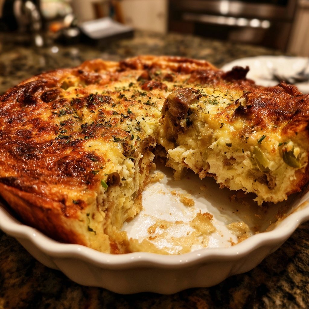 Abendessen mit Auflauf