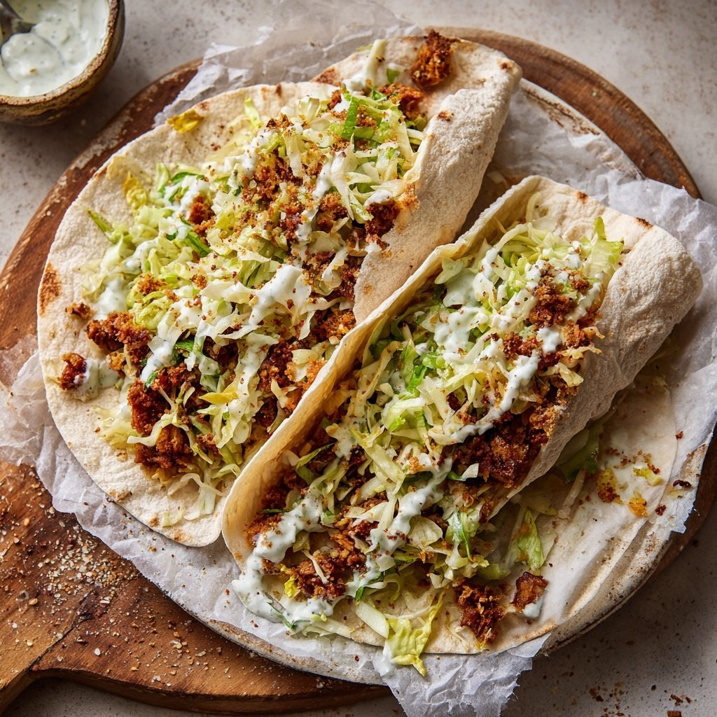 Wraps mit Krautsalat