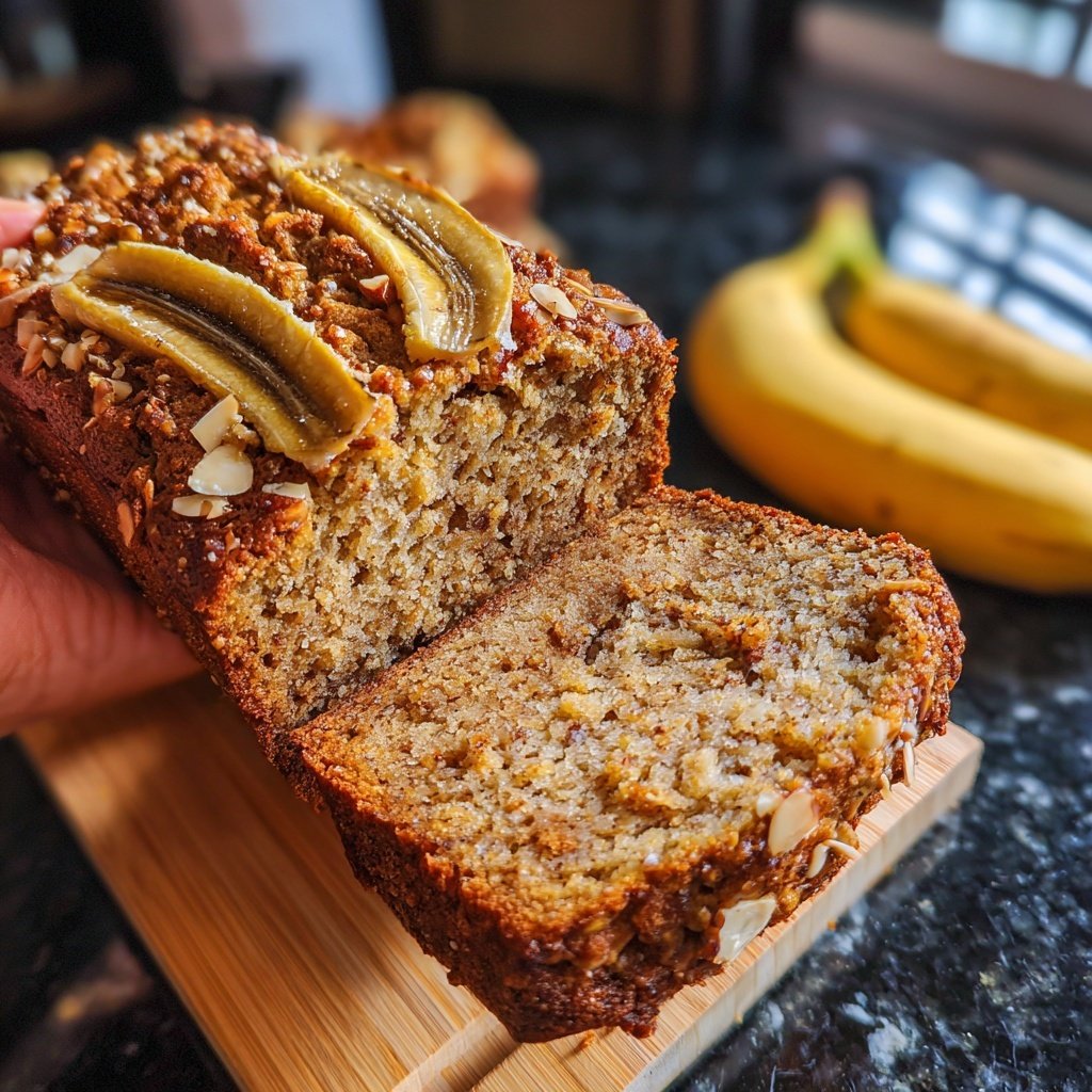 Bananenbrot mit Mandelmehl