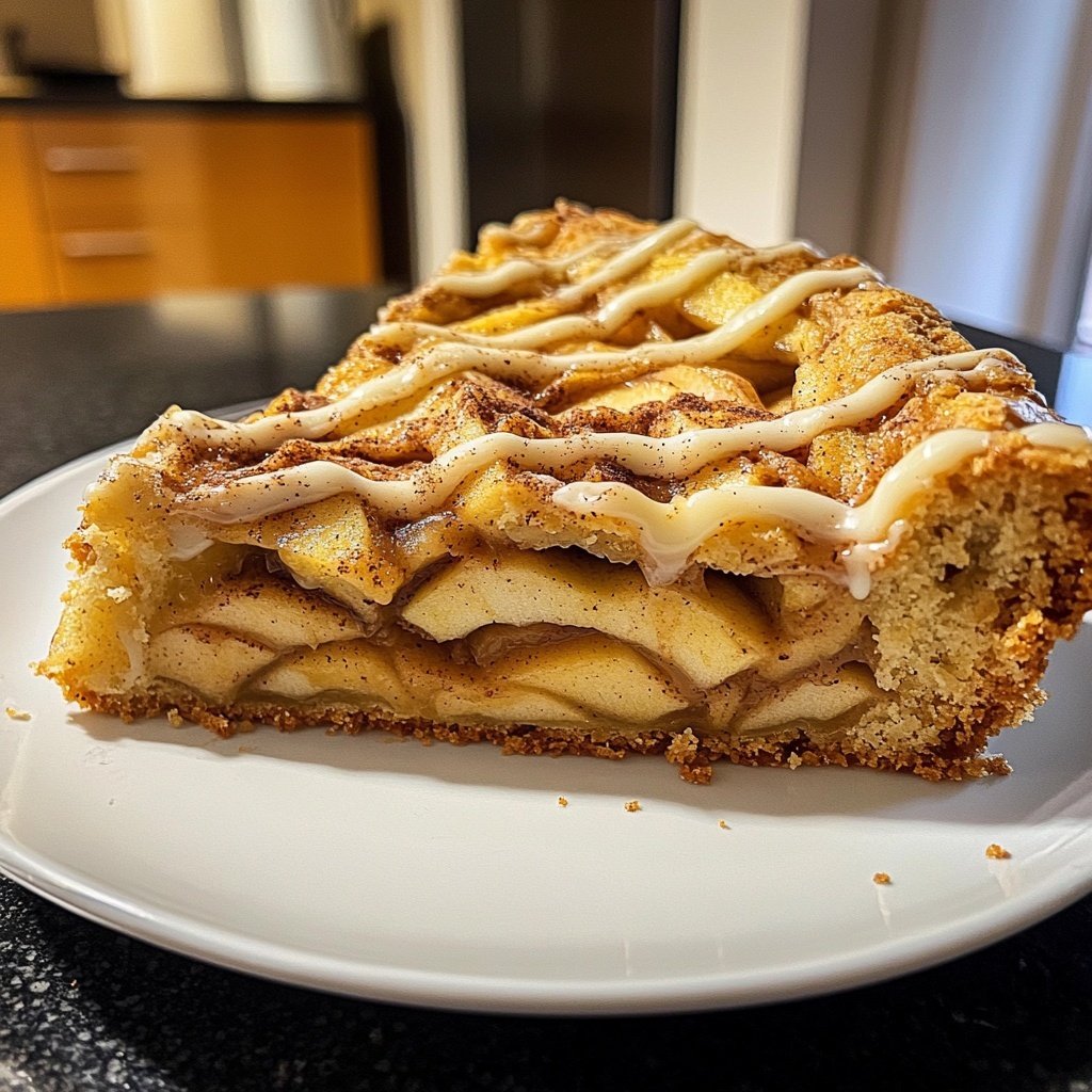 Saftiger Zimtschnecken-Apfelkuchen