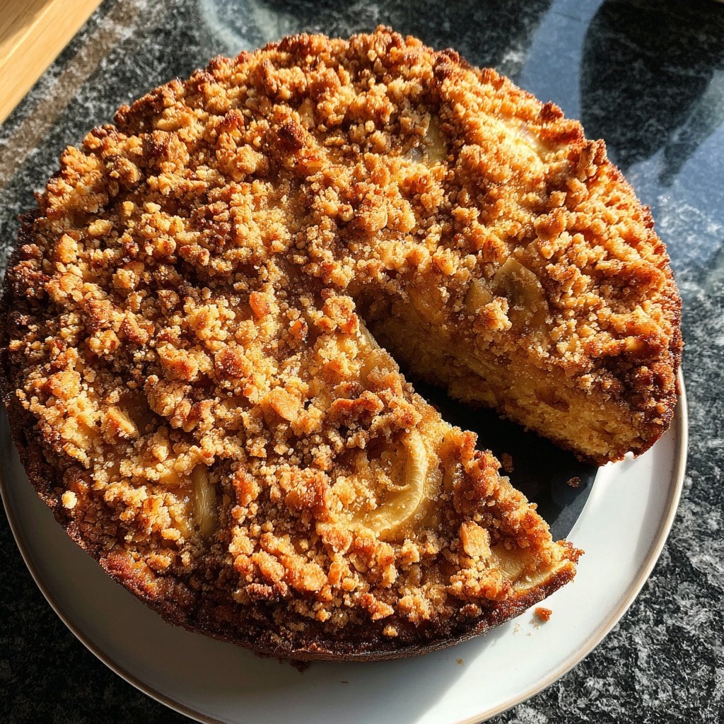 Bananenkuchen mit Nussstreuseln