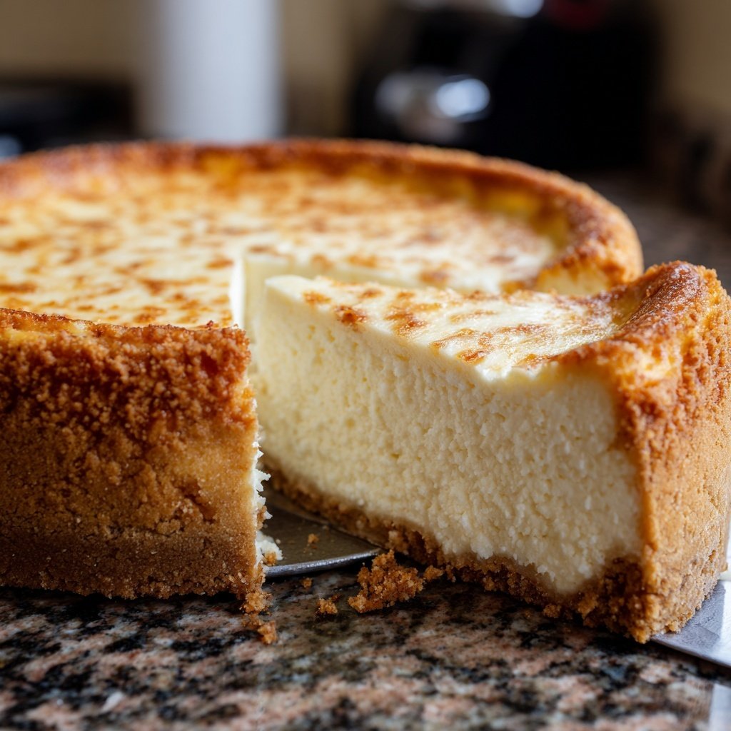 Käsekuchen klassisch gebacken